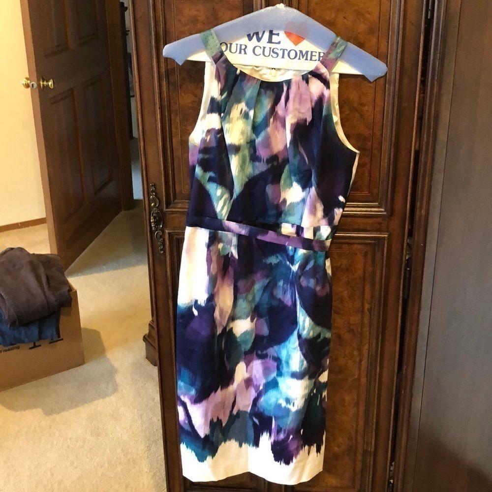 Elie Tahari multi colored dress
